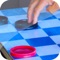 Checkers or draughts is the name of several different board games
