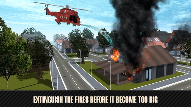 Emergency Fire Helicopter Simulator 3D Full(圖3)-速報App