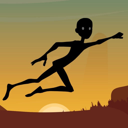 The Black Stickman Jumping Adventure Pro - cool speed racing adventure game icon