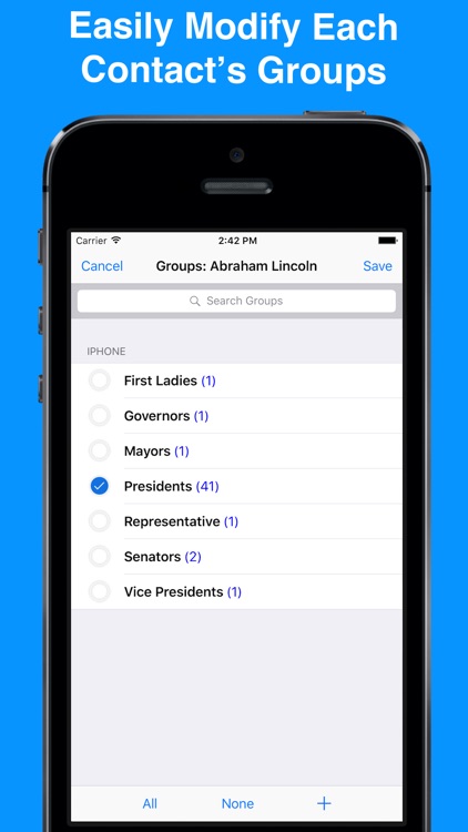 A2Z Contacts - Group Contacts screenshot-4