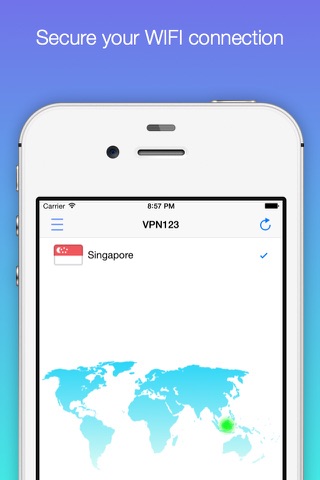 VPN123-Free VPN,unlimited,for iPhone&iPad screenshot 2