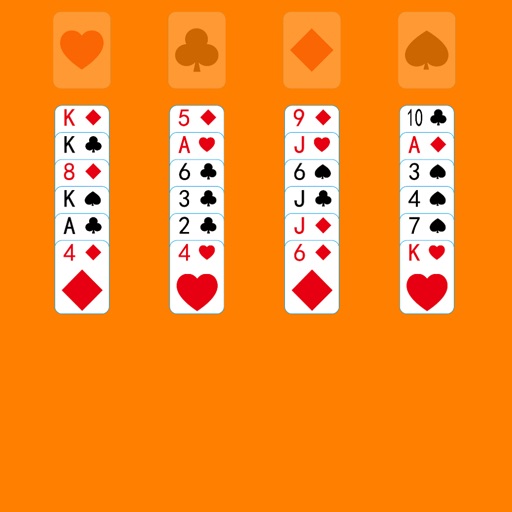 FreeCell Solitaire Basic iOS App