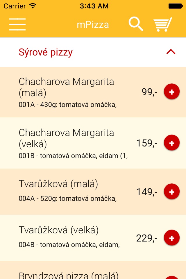 Chacharova pizza screenshot 3