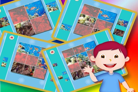 ABC Picture Jigsaw Puzzle Game - Sea Animal screenshot 4