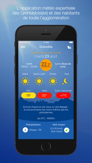 Météo Grenoble(圖1)-速報App