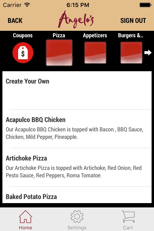 Angelo’s Pizza screenshot 3