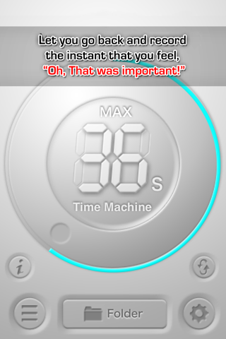 Time Machine Voice Memo Lite screenshot 2