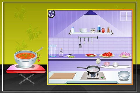 Red Pepper Tomato Soup Cooking screenshot 2