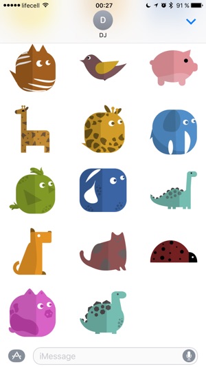 Simple Animal Stickers(圖5)-速報App