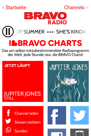BRAVO Radio - Charts, Tubestars, Love, Party screenshot 2