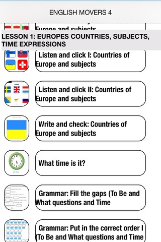 English Movers 4 Learn Speaking Easily for iPhone screenshot 2