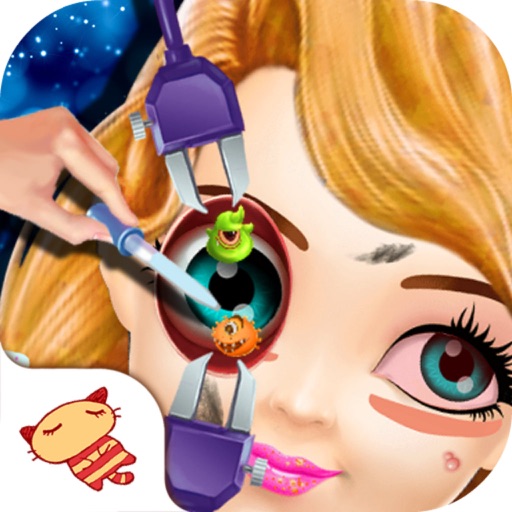 Fashion Girl's Eyes Care Icon