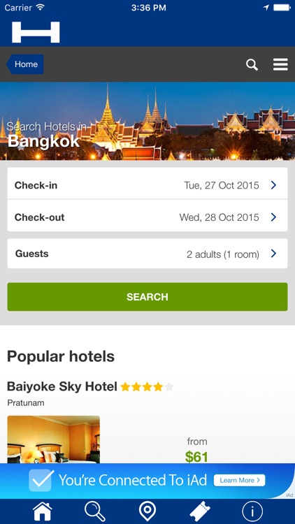 Bangkok Hotels + Compare and Booking Hotel for Tonight with map and travel tour