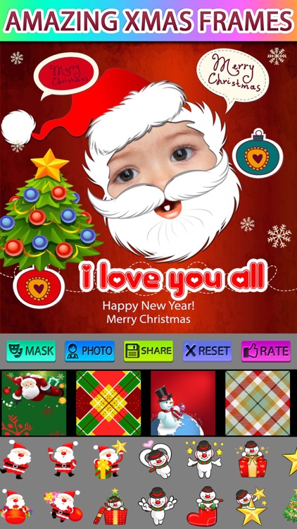 Xmas Photo Frames and Stickers