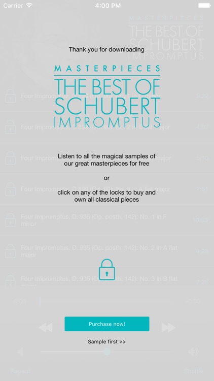 Schubert: Impromptus
