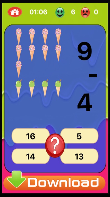 IceCreams Math Games Kids Free by Kittin Namkaew