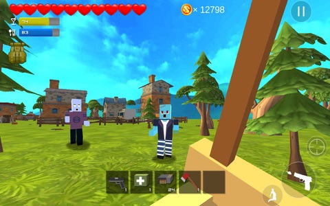 Pixel Block Strike 3D - Free sniper shooting games screenshot 3