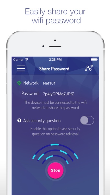 WiFi Share - Helps you easily share your wifi network password