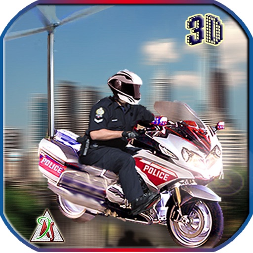Flying Motorcycle – Real Police Pilot Helicopter iOS App