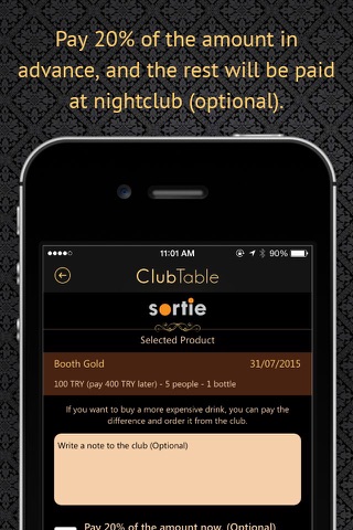 ClubTable - Nightclub Reservation - Book a Table screenshot 3