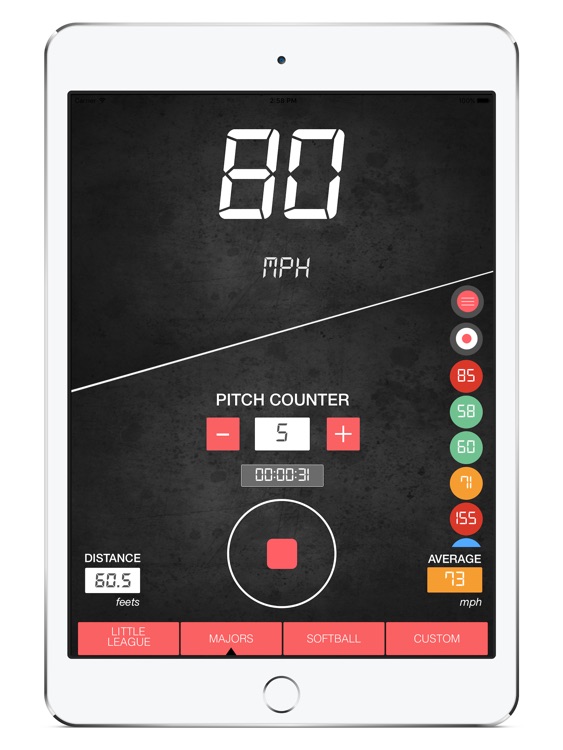 Baseball Speed Radar Gun HD