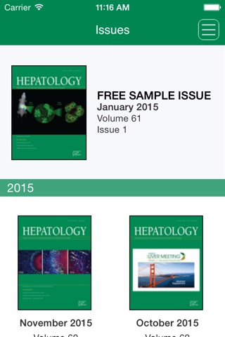 AASLD Journals screenshot 4