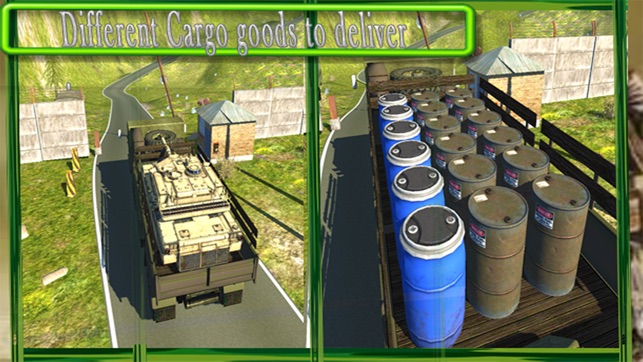 Military Cargo Transport Truck - Army 3D Offroad 4x4 Drive(圖5)-速報App