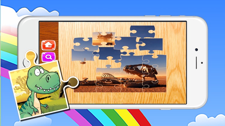 Dino Puzzle Jigsaw Games Free - Dinosaur Puzzles For Kids Toddler And Preschool Learning Games screenshot-3