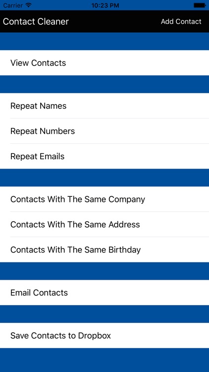 Contacts Cleaner & Backup Pro