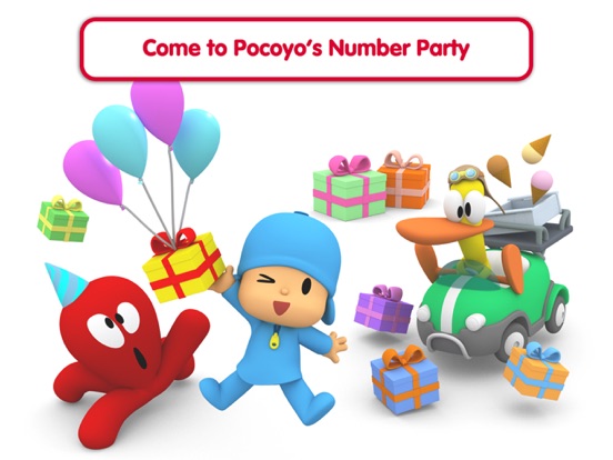 Pocoyo Playset - Number Partyのおすすめ画像1