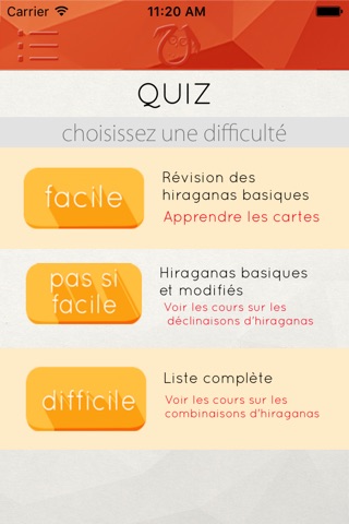 Hiraganapp - mnémotechnique screenshot 4