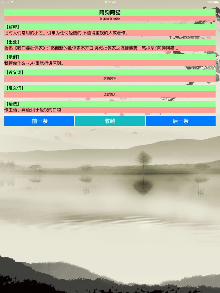 新成语词典-专业版