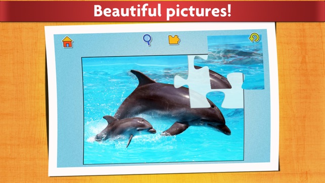 Cute Baby Animals Puzzle - Relaxing photo picture jigsaw puz(圖4)-速報App