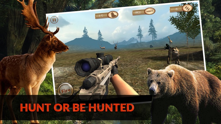 Ice Age Mammoth Sniper Hunting 2016: Hunt Down Wild Deer and Carnivore Animals