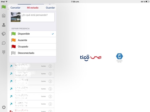 TigoUne Phone para iPad screenshot 2