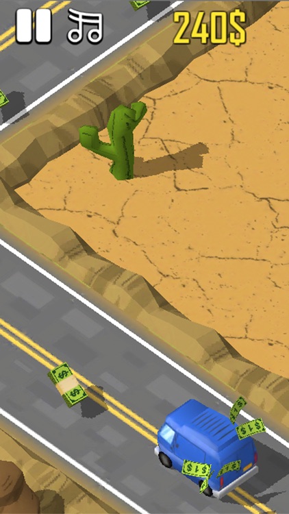 Money Bus Furious - The Fast Zigzag Highway Free Game