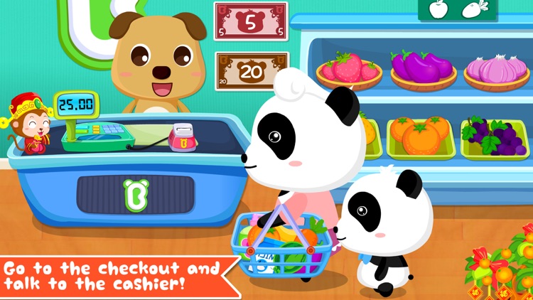 Baby Panda's Supermarket - Grocery Store screenshot-3