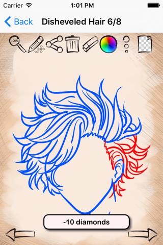 Draw And Paint Fancy Hairstyles screenshot 4