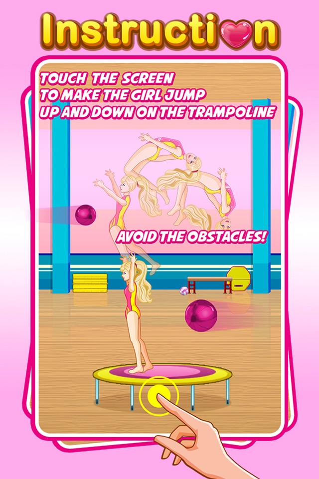 Amazing Princess Gymnastics Trampoline screenshot 3