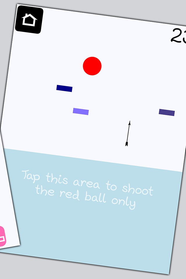 Shot the Red Ball - The free and simple super casual hand eye coordination game screenshot 2