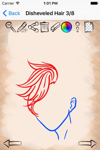Draw And Paint Fancy Hairstyles screenshot 3