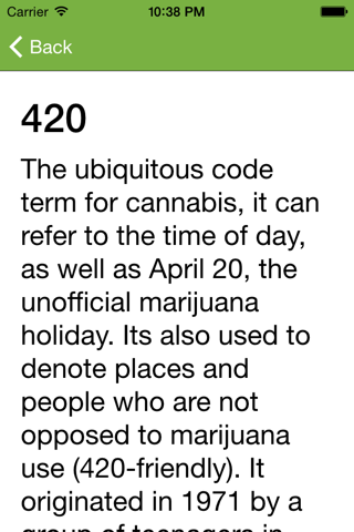 Marijuana CBD Dictionary A-Z screenshot 2