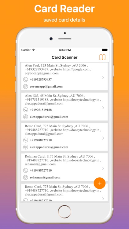 iCard Scanner Pro