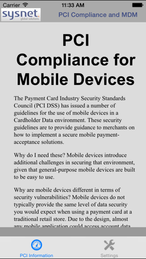 PCI Compliance and MDM