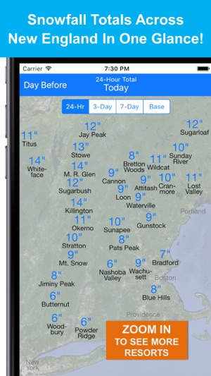 New England Snow Map(圖1)-速報App