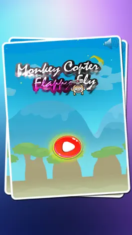 Game screenshot Обезьяна Copter Flappy Fly: The Monkey Copter Is Всплывание Adventure Copter мир для детей & взрослых Классические Крылья apk