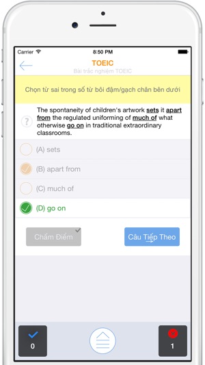 Trắc Nghiệm Tiếng Anh(圖4)-速報App