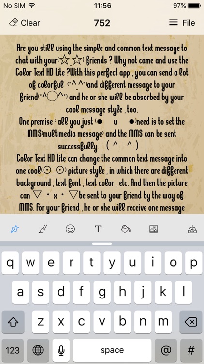 Color text message screenshot-4