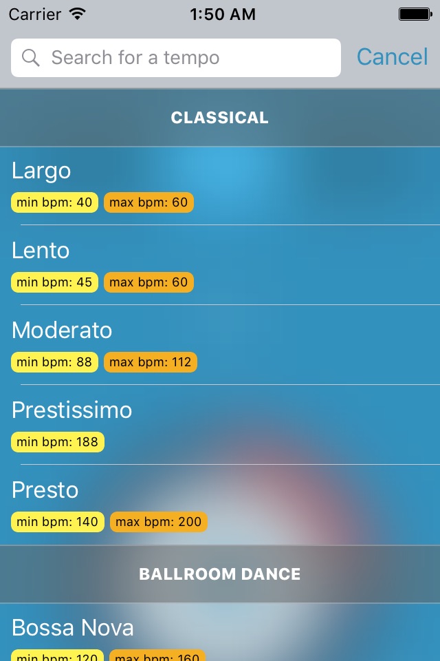Tactus Metronome screenshot 2