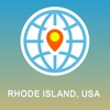 Rhode Island, USA Map - Offline Map, POI, GPS, Directions